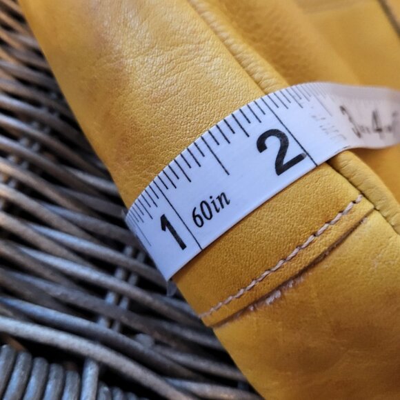 Fossil Leather Crossbody with Cinched Outside Pocket Yellow - Picture 16 of 16